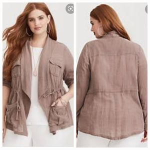 Torrid Drape Gauze Anorak 5x